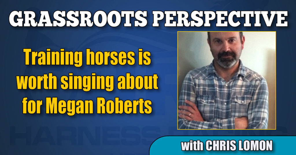 Training horses is worth singing about for Megan Roberts