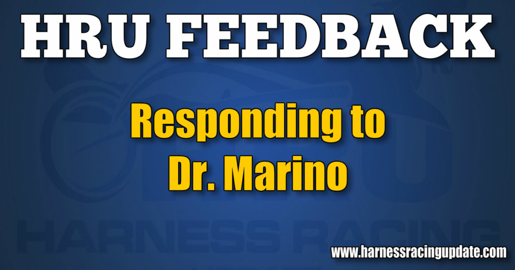 Responding to Dr. Marino