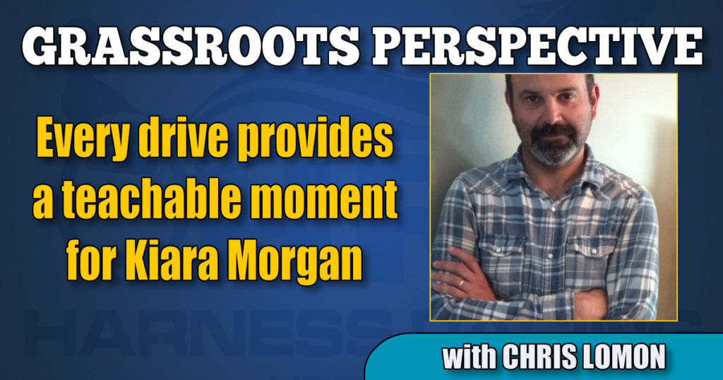 Every drive provides a teachable moment for Kiara Morgan