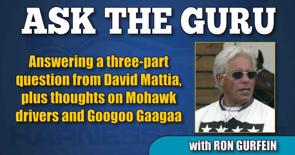 Answering a three-part question from David Mattia, plus thoughts on Mohawk drivers and Googoo Gaagaa