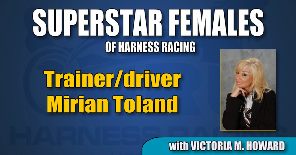 Trainer/driver Mirian Toland