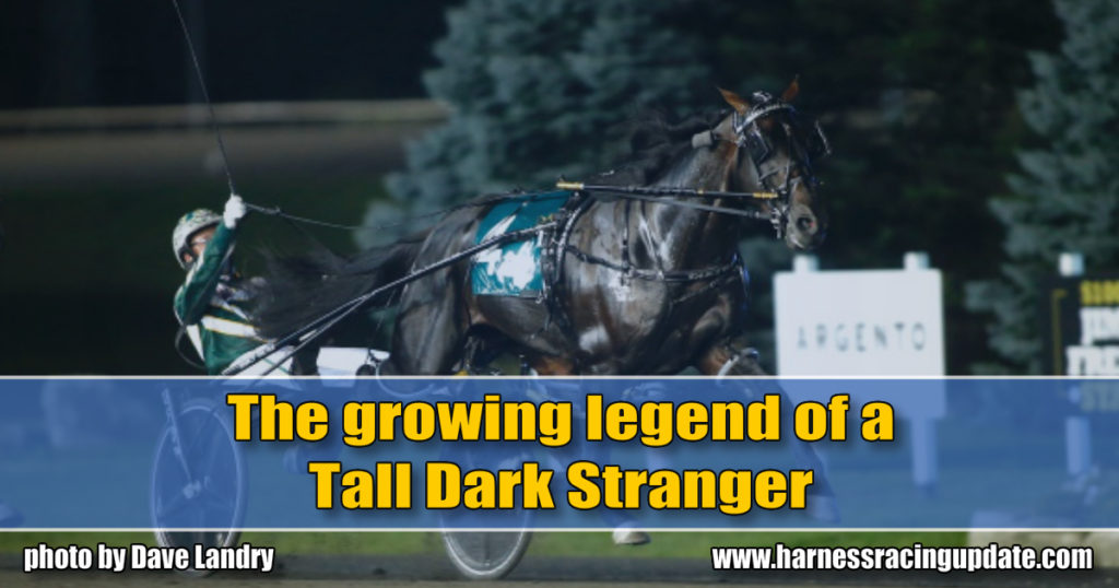 The growing legend of a Tall Dark Stranger