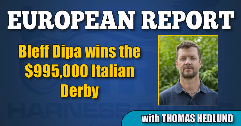 Bleff Dipa wins the $995,000 Italian Derby