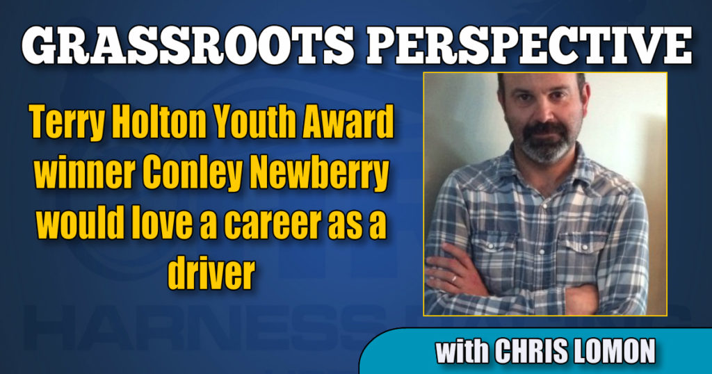 Terry Holton Youth Award winner Conley Newberry would love a career as a driver