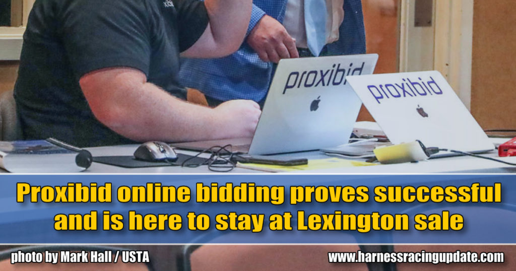 Proxibid online bidding proves successful and is here to stay at Lexington sale