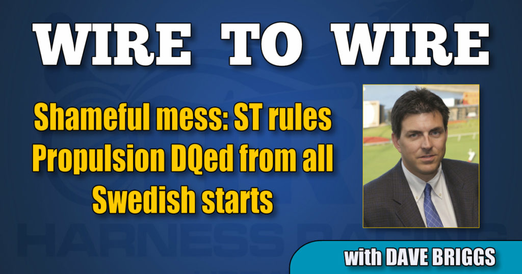 Shameful mess: ST rules Propulsion DQed from all Swedish starts