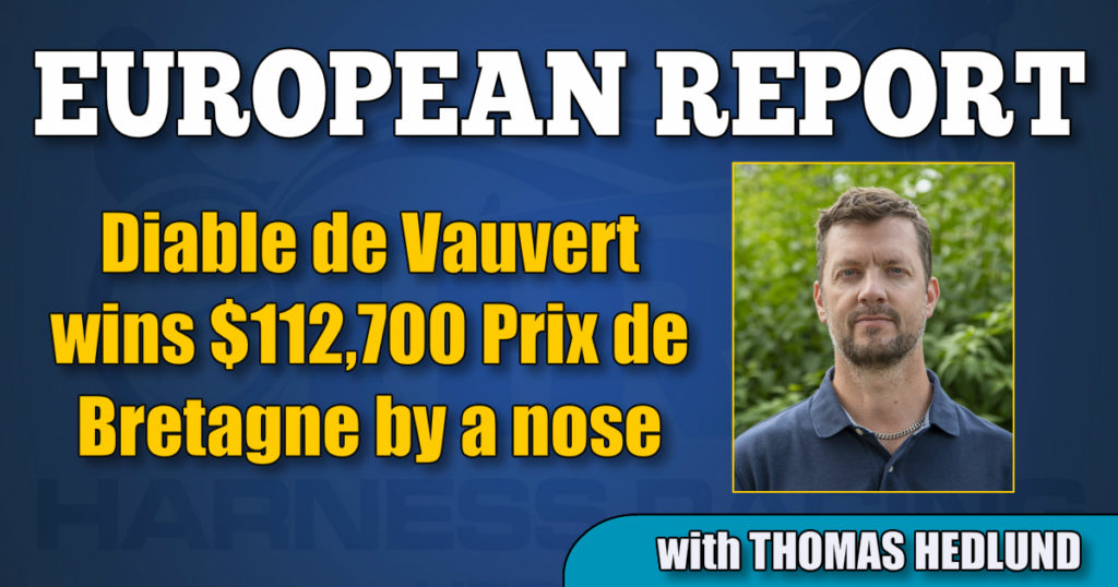 Diable de Vauvert wins $112,700 Prix de Bretagne by a nose