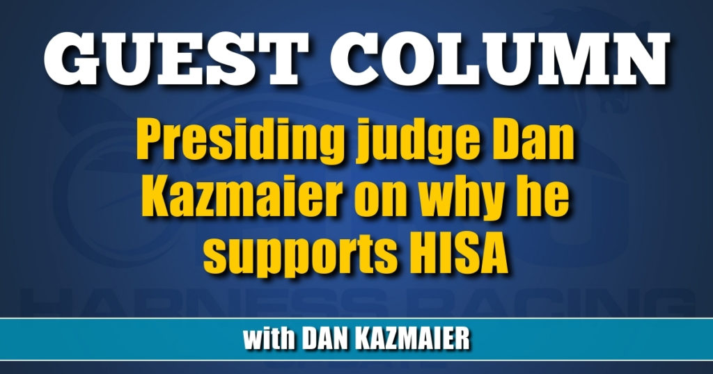 Presiding judge Dan Kazmaier on why he supports HISA