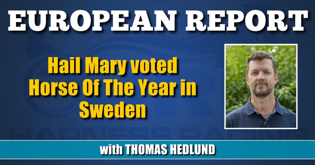 Hail Mary voted Horse Of The Year in Sweden
