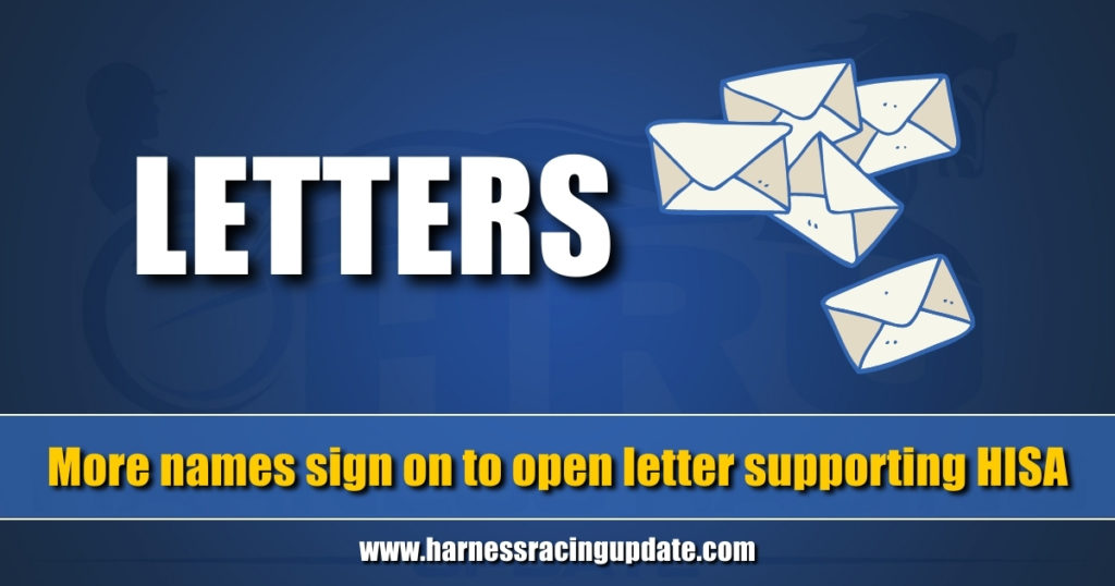More names sign on to open letter supporting HISA