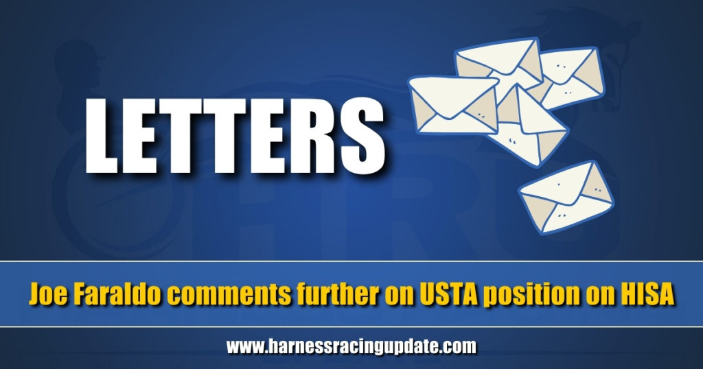 Joe Faraldo comments further on USTA position on HISA