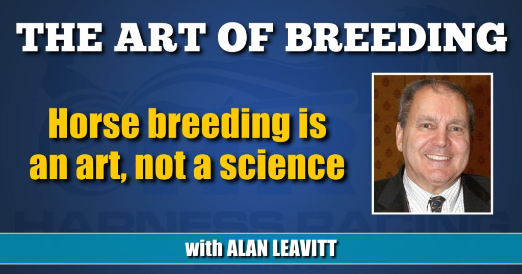Horse breeding is an art, not a science