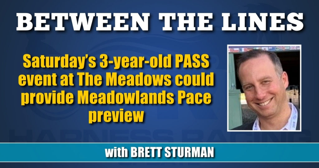 Saturday’s 3-year-old PASS event at The Meadows could provide Meadowlands Pace preview