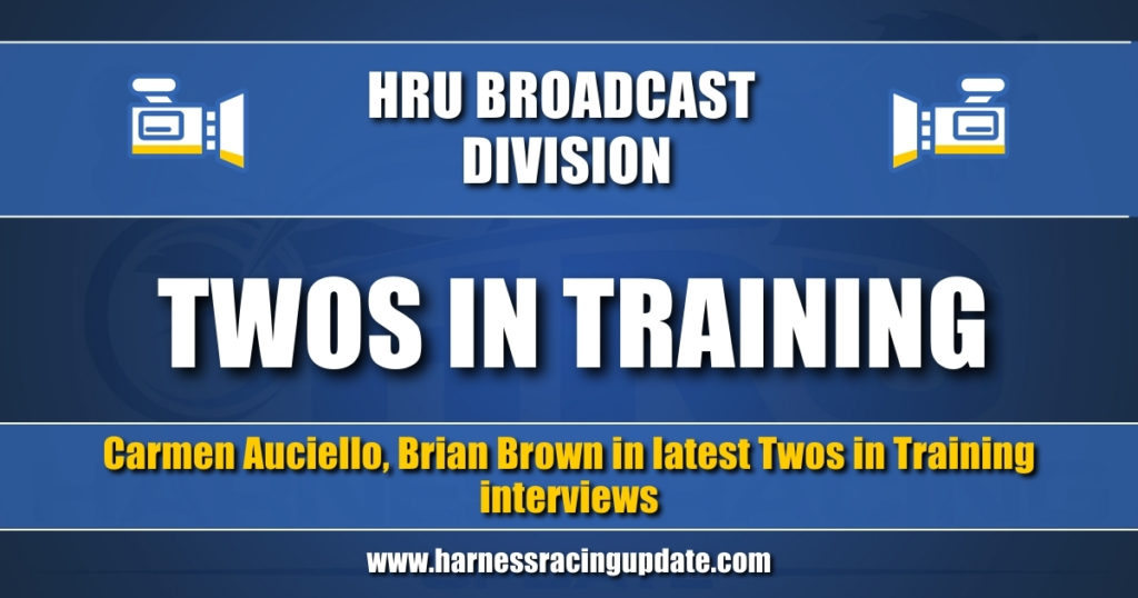 Carmen Auciello, Brian Brown in latest Twos in Training interviews