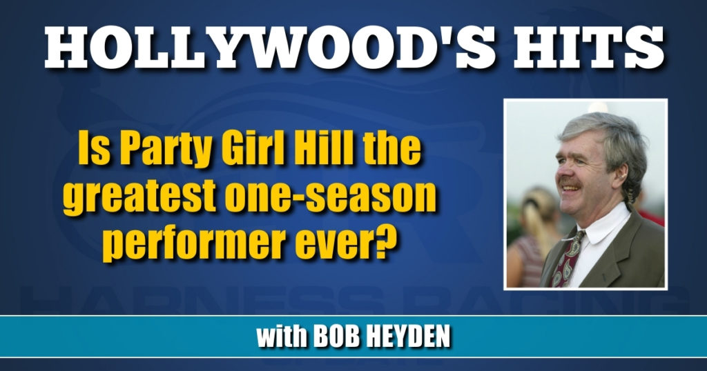 Is Party Girl Hill the greatest one-season performer ever?
