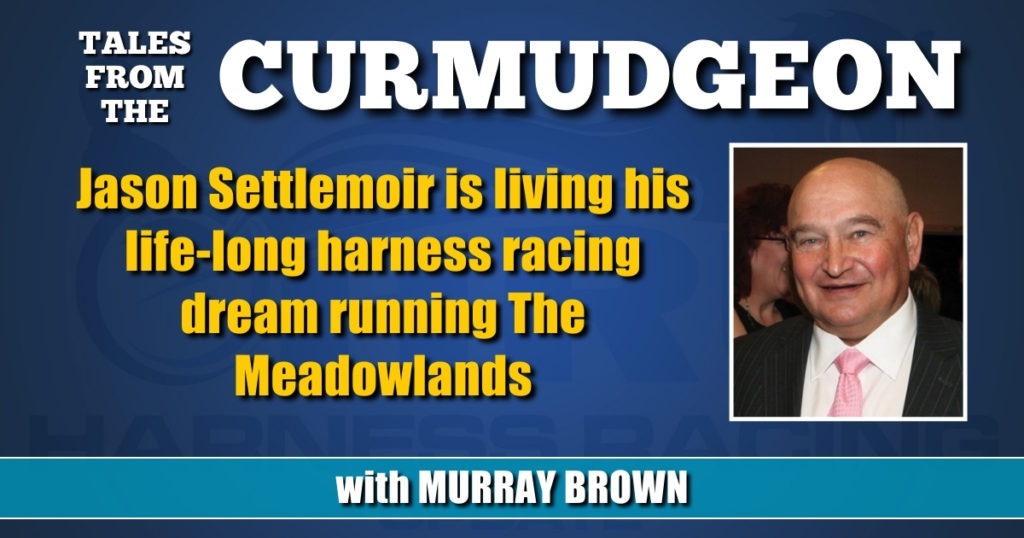 Jason Settlemoir is living his life-long harness racing dream running The Meadowlands