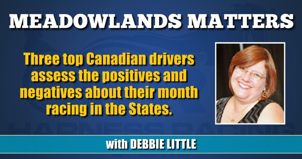 Three top Canadian drivers assess the positives and negatives about their month racing in the States.