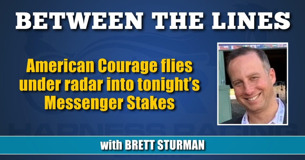 American Courage flies under radar into tonight’s Messenger Stakes