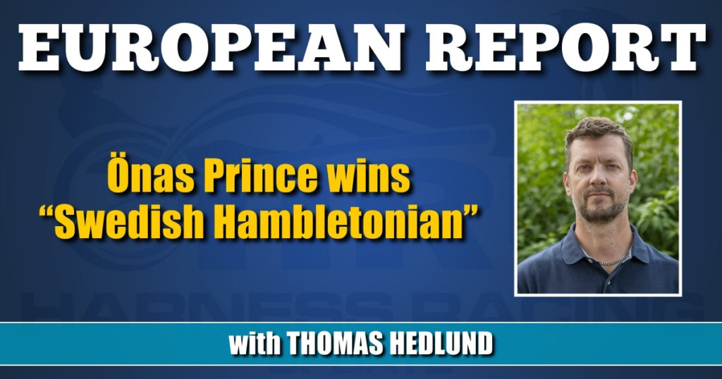 Önas Prince wins “Swedish Hambletonian”