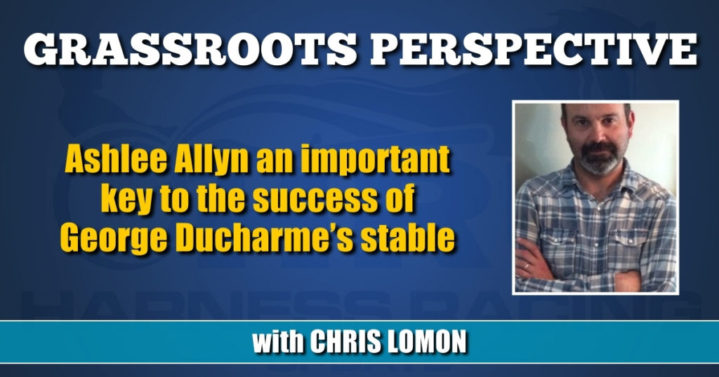 Ashlee Allyn an important key to the success of George Ducharme’s stable