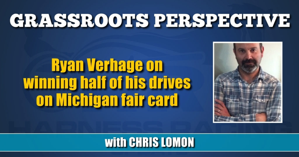 Ryan Verhage on winning half of his drives on Michigan fair card