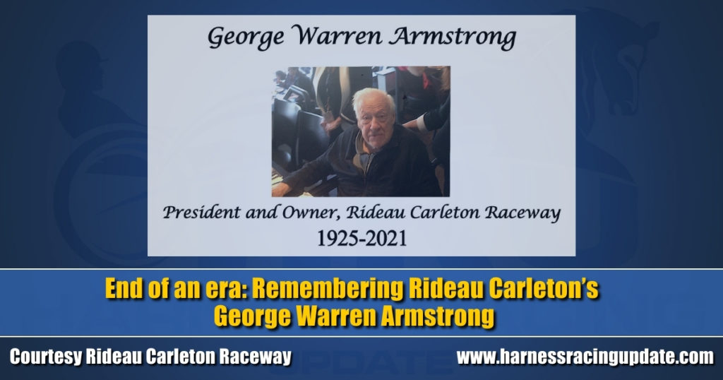 End of an era: Remembering Rideau Carleton’s George Warren Armstrong
