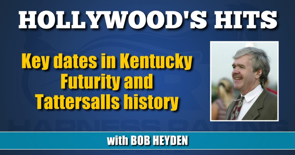 Key dates in Kentucky Futurity and Tattersalls history