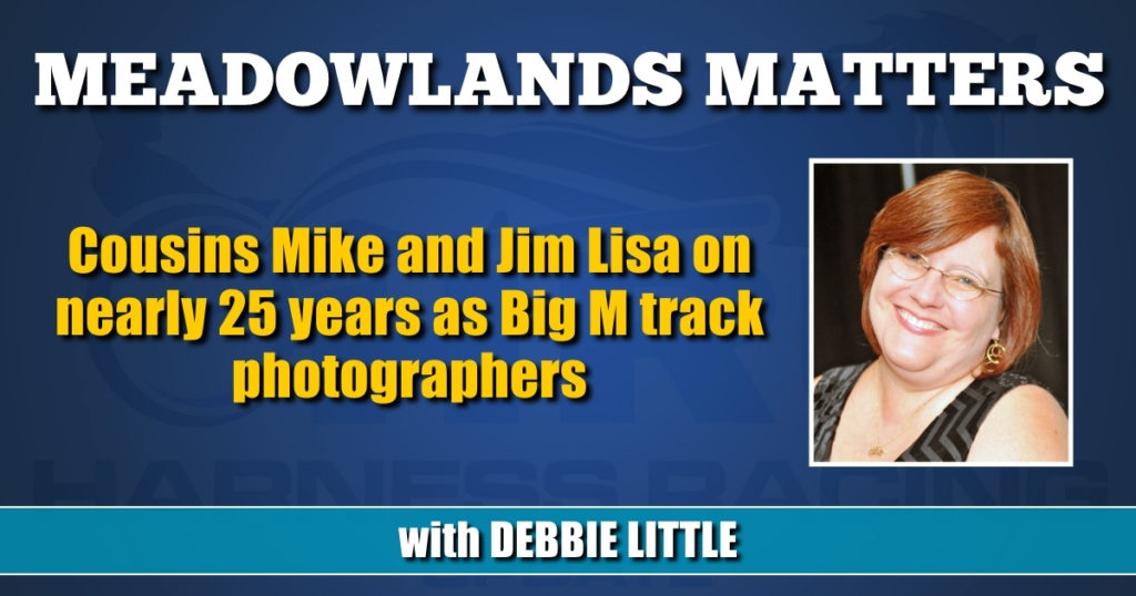 Cousins Mike and Jim Lisa on nearly 25 years as Big M track photographers