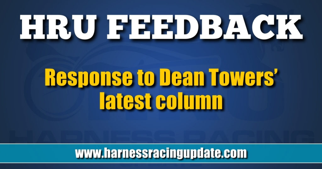 Response to Dean Towers’ latest column