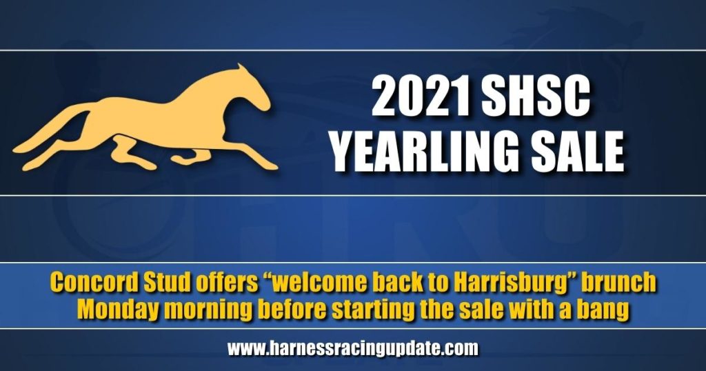 Concord Stud offers “welcome back to Harrisburg” brunch Monday morning before starting the sale with a bang