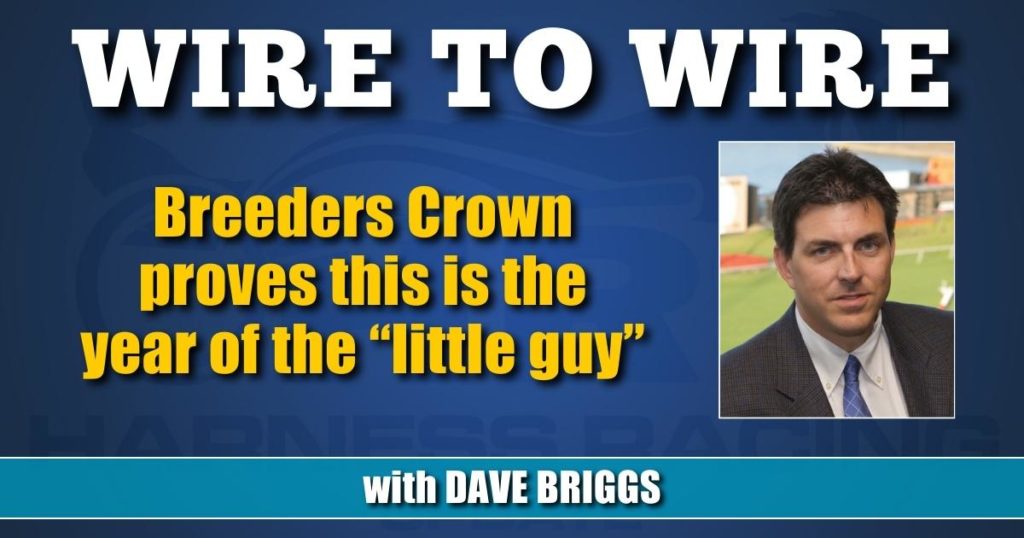 Breeders Crown proves this is the year of the “little guy”