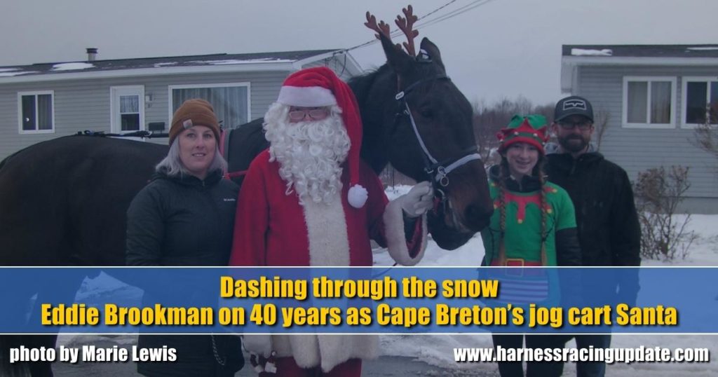 Eddie Brookman on 40 years as Cape Breton’s jog cart Santa.