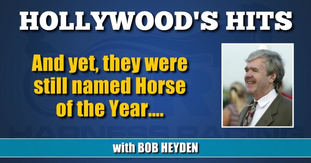 And yet, they were still named Horse of the Year….
