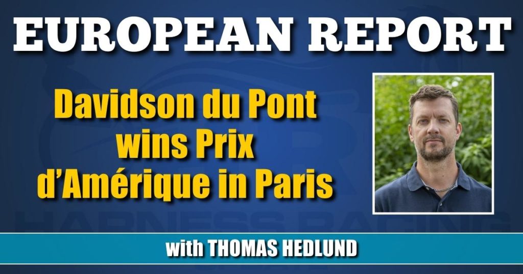 Davidson du Pont wins Prix d’Amérique in Paris