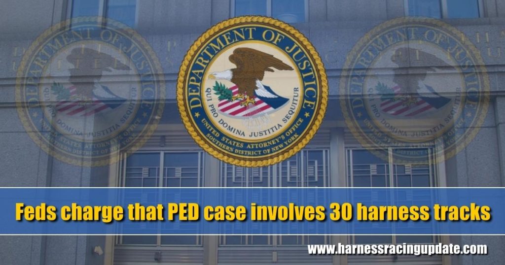 Feds charge that PED case involves 30 harness tracks