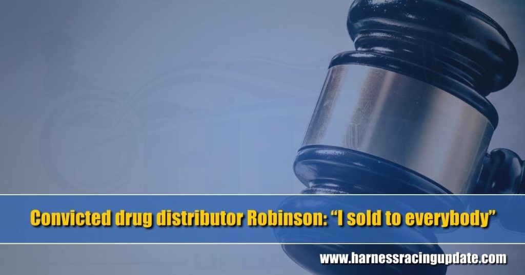 Convicted drug distributor Robinson: “I sold to everybody”