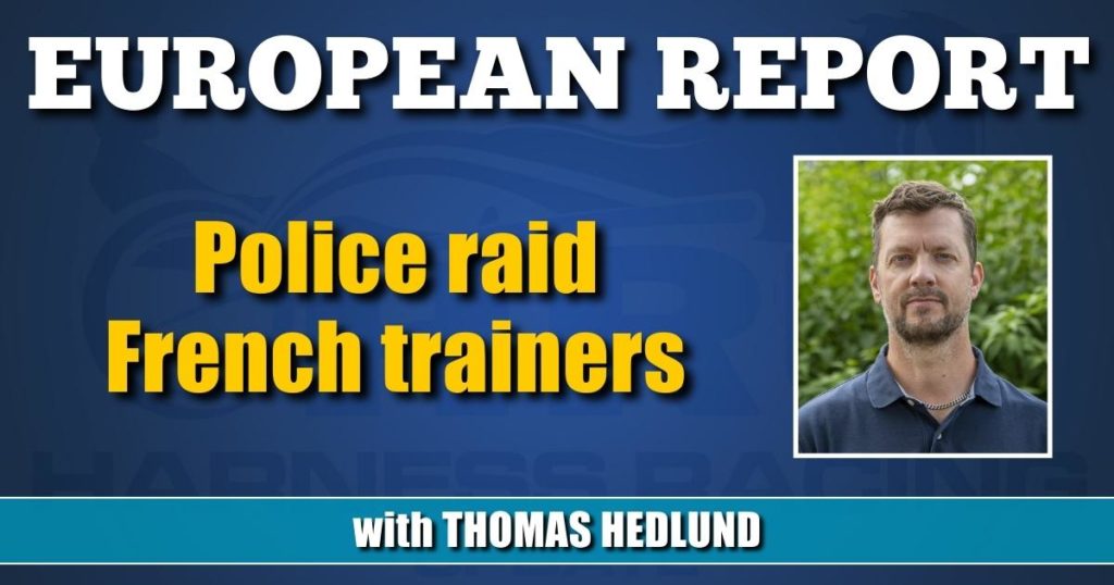 Police raid French trainers