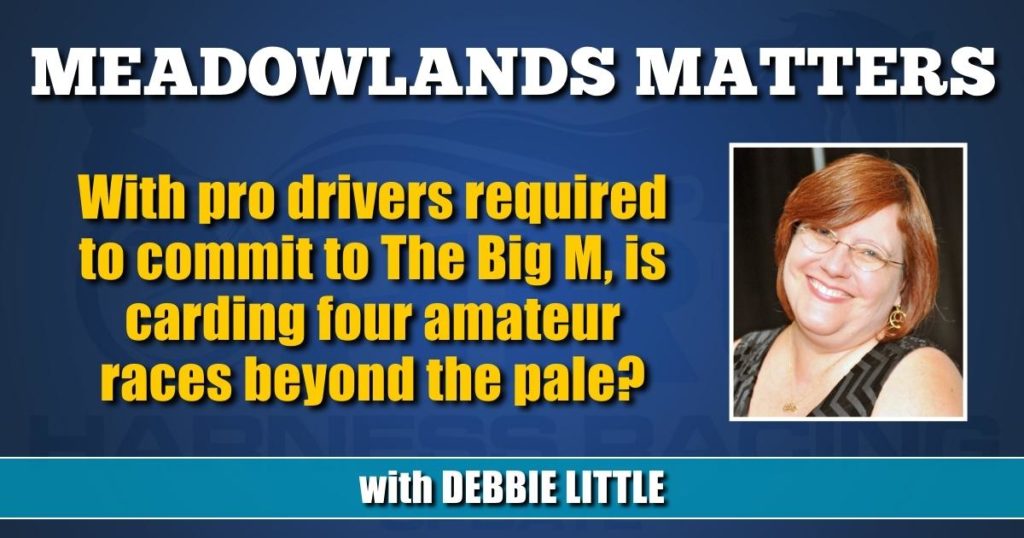 With pro drivers required to commit to The Big M, is carding four amateur races beyond the pale?