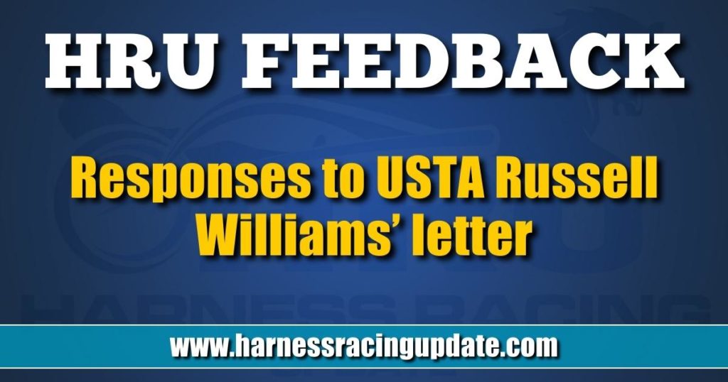 Responses to USTA Russell Williams’ letter
