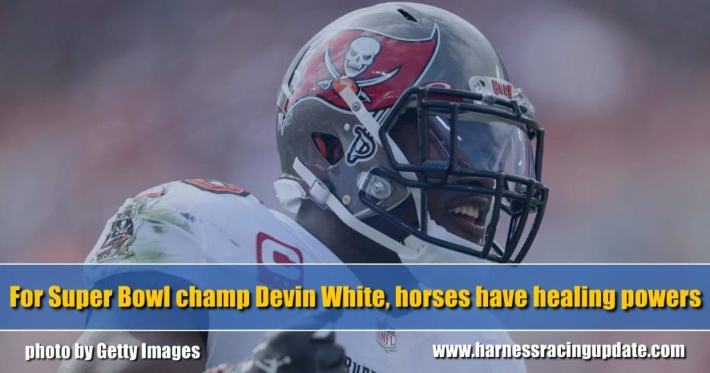 For Super Bowl champ Devin White, horses have healing powers