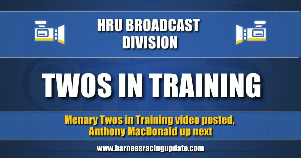 Menary Twos in Training video posted, Anthony MacDonald up next