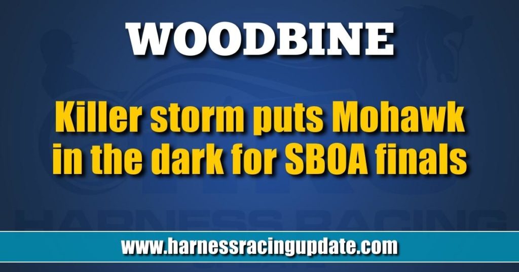 Killer storm puts Mohawk in the dark for SBOA finals