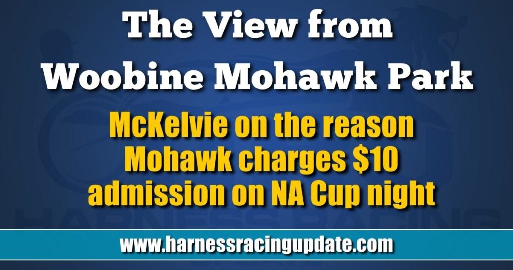 McKelvie on the reason Mohawk charges $10 admission on NA Cup night