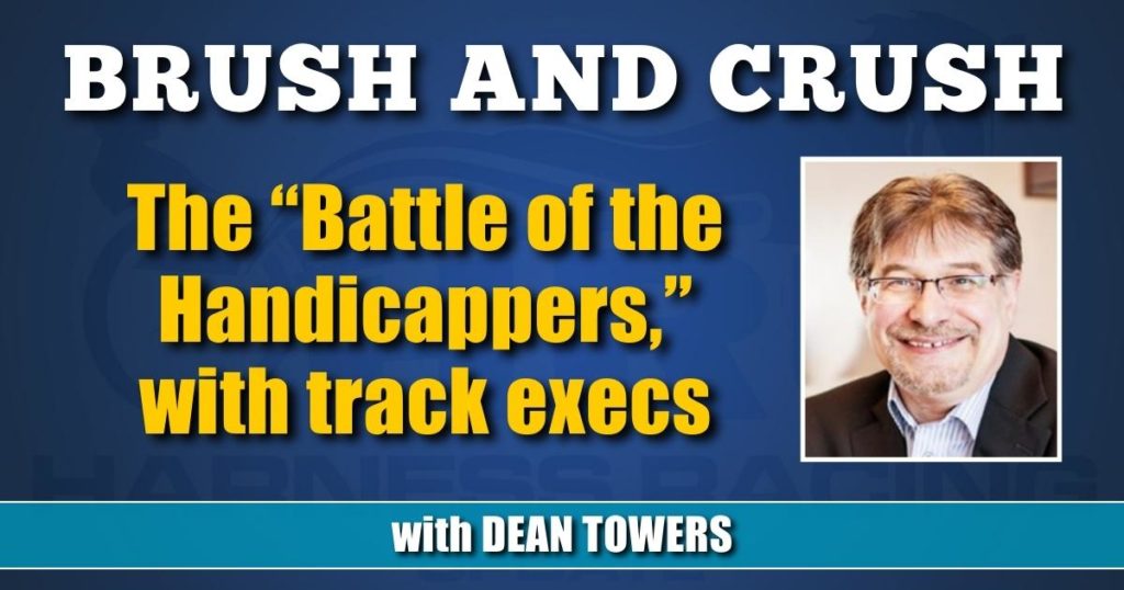 The “Battle of the Handicappers,” with track execs
