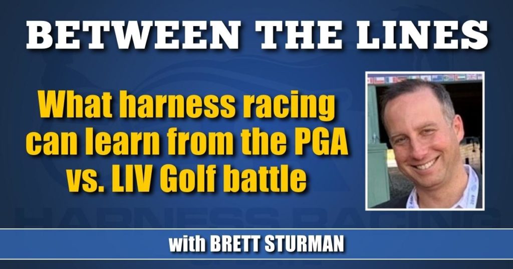 What harness racing can learn from the PGA vs. LIV Golf battle