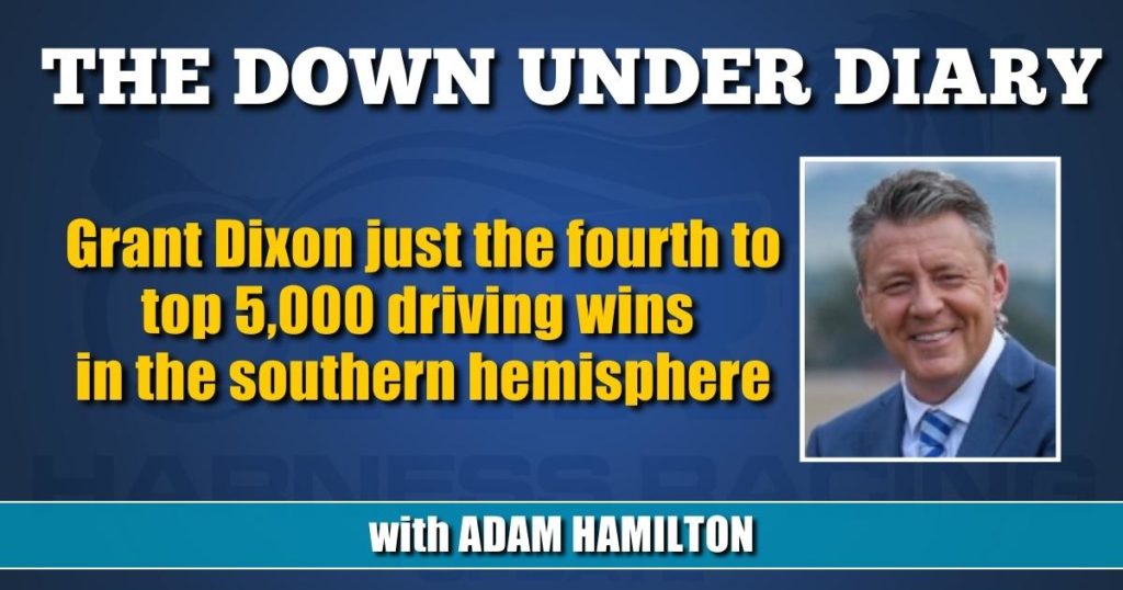 Grant Dixon just the fourth to top 5,000 driving wins in the southern hemisphere