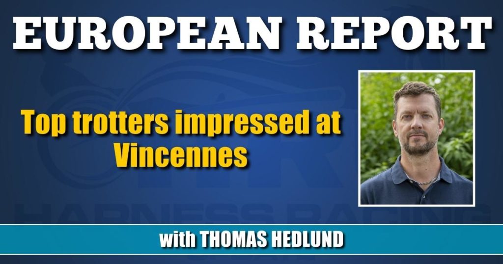 Top trotters impressed at Vincennes