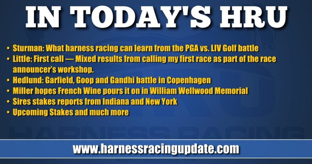 Mixed results from calling my first race Mixed results from calling my first race