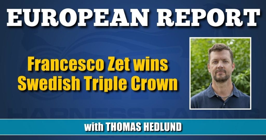 Francesco Zet wins Swedish Triple Crown