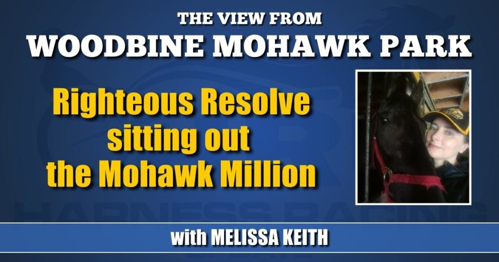Righteous Resolve sitting out the Mohawk Million